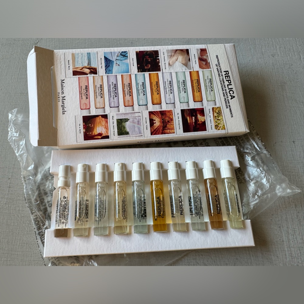 NWT Maison Margiela 'REPLICA' Memory Box Sampler Set